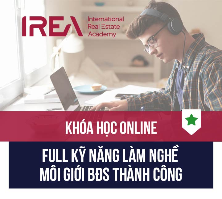 IREA - Khóa học online dành cho môi giới bất động sản