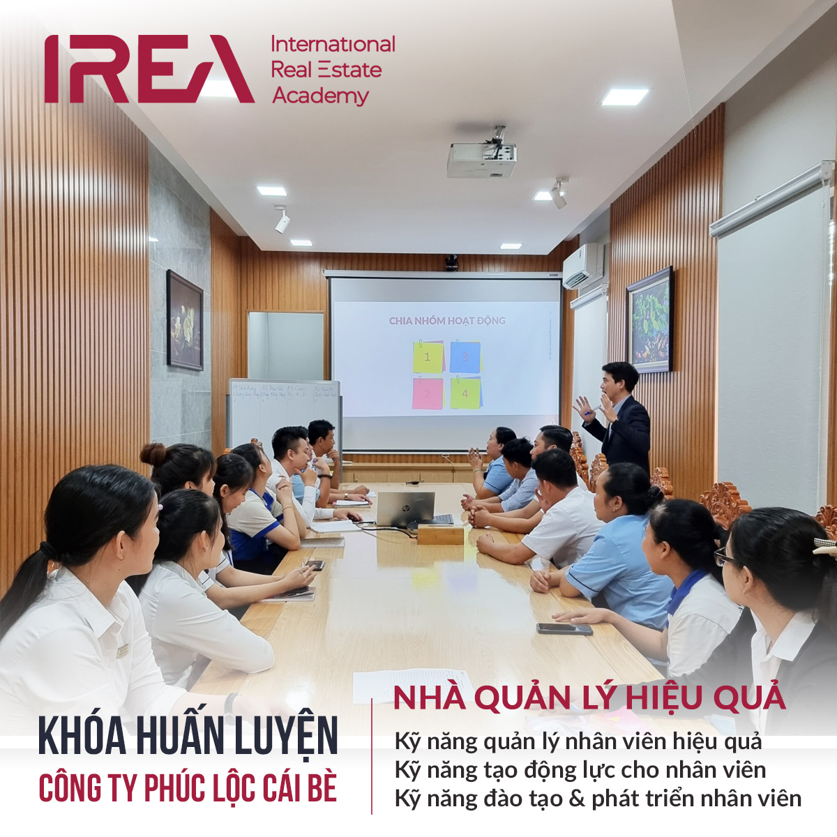 Phòng đào tạo thuê ngoài - Học viện IREA